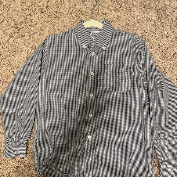 Jacadi Blue and White Button Down - Picture 2 of 4